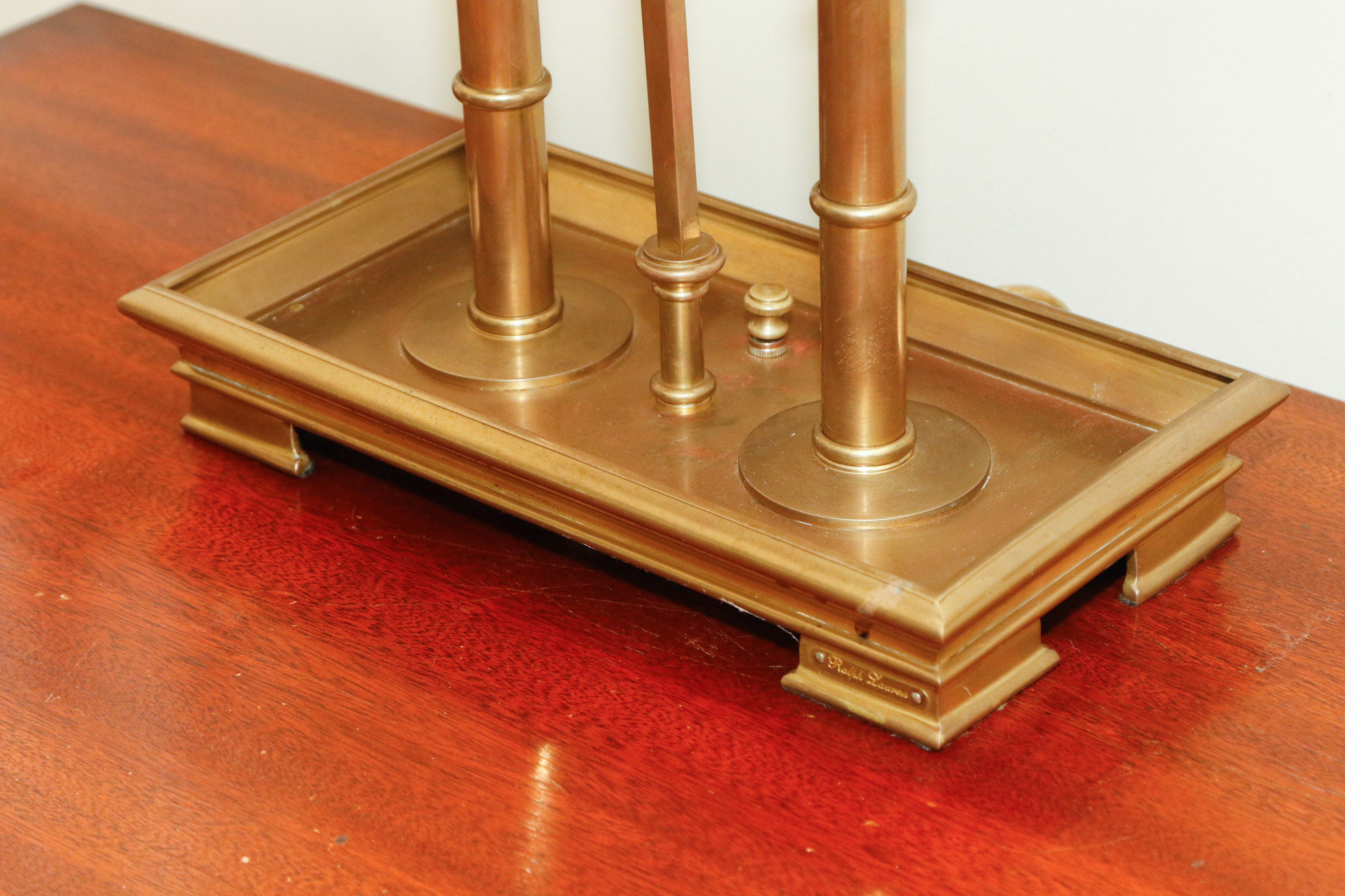 Ralph Lauren Brass Library Lamp