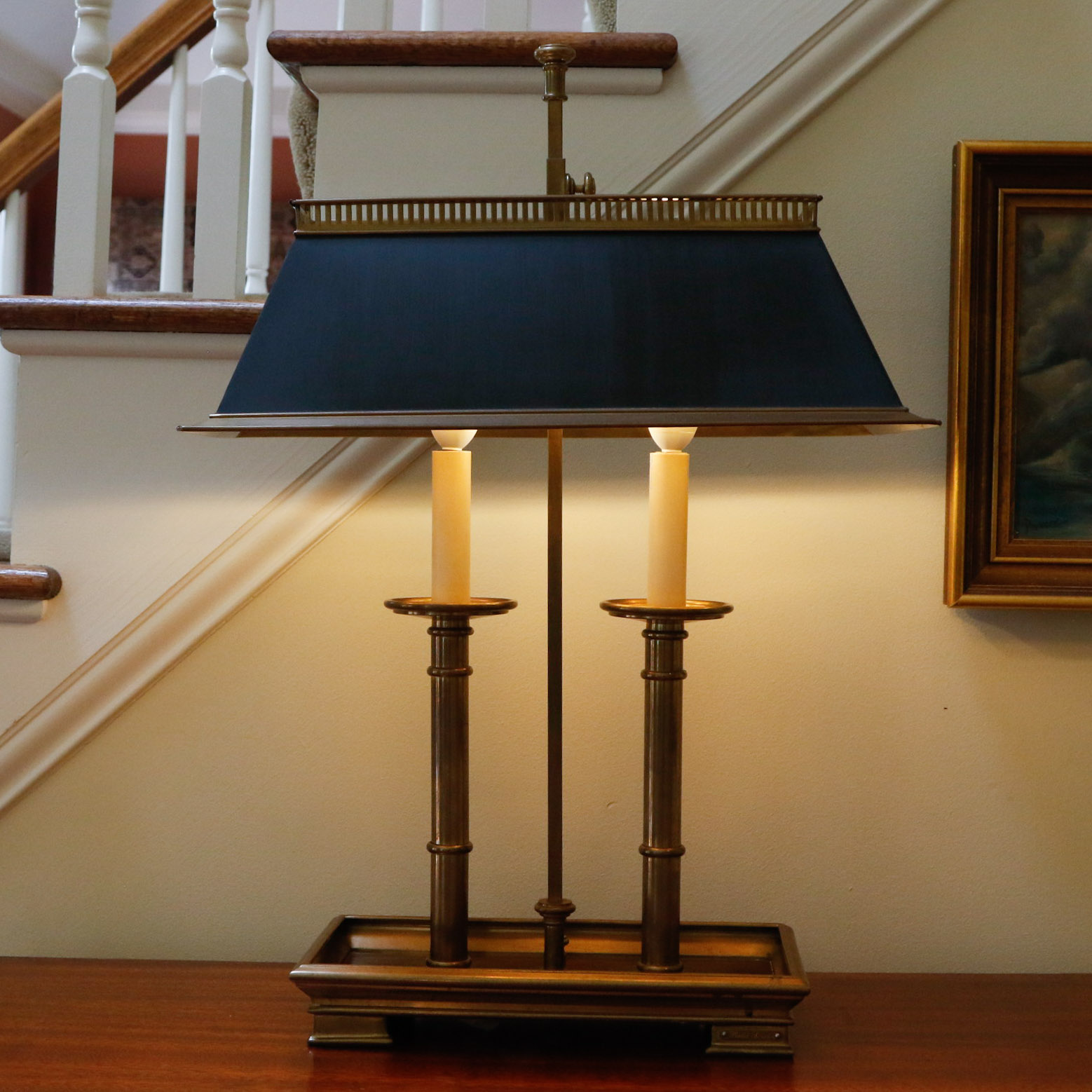 Ralph Lauren Brass Library Lamp