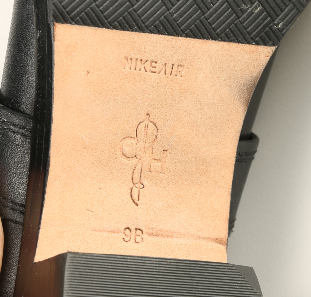 Pair of Black Leather Cole Haan High Boots