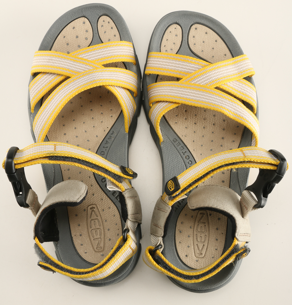 Collection of Shoes Including Keen