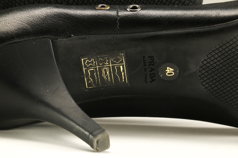 Prada Black High Heels