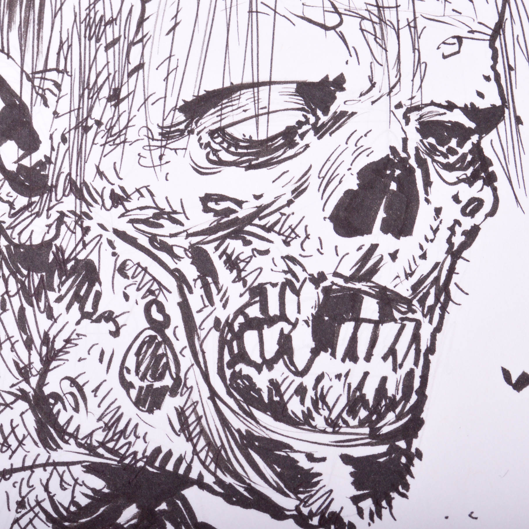 Tony Moore Zombie Sketch