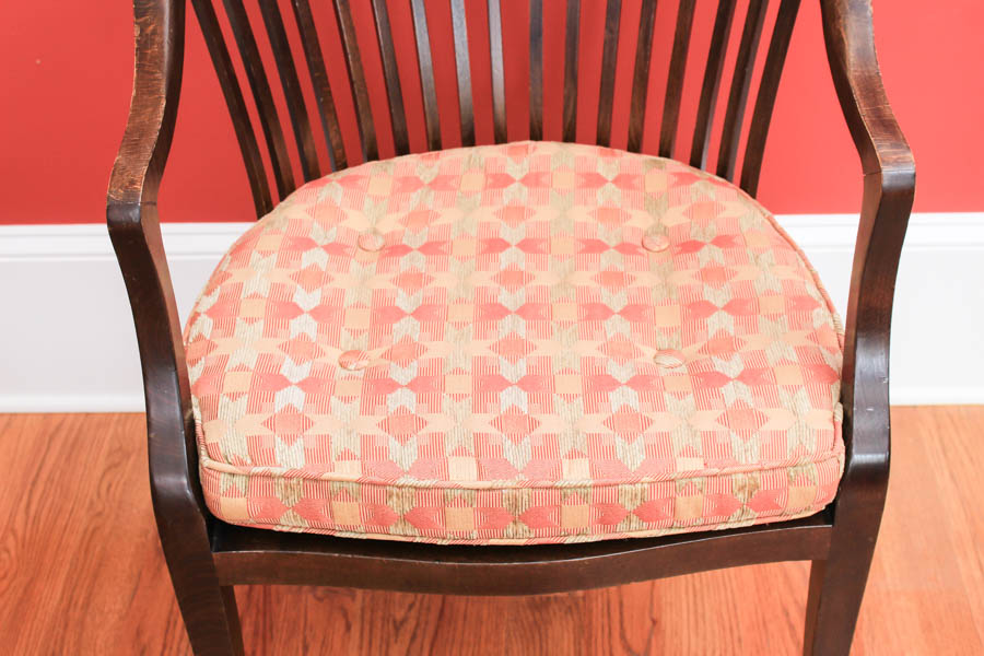 Pair of Barrel Back Armchairs