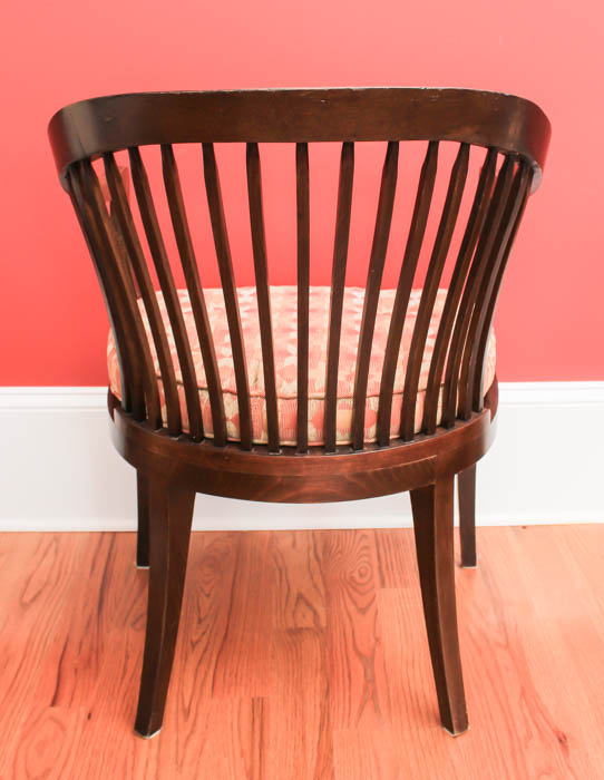 Pair of Barrel Back Armchairs