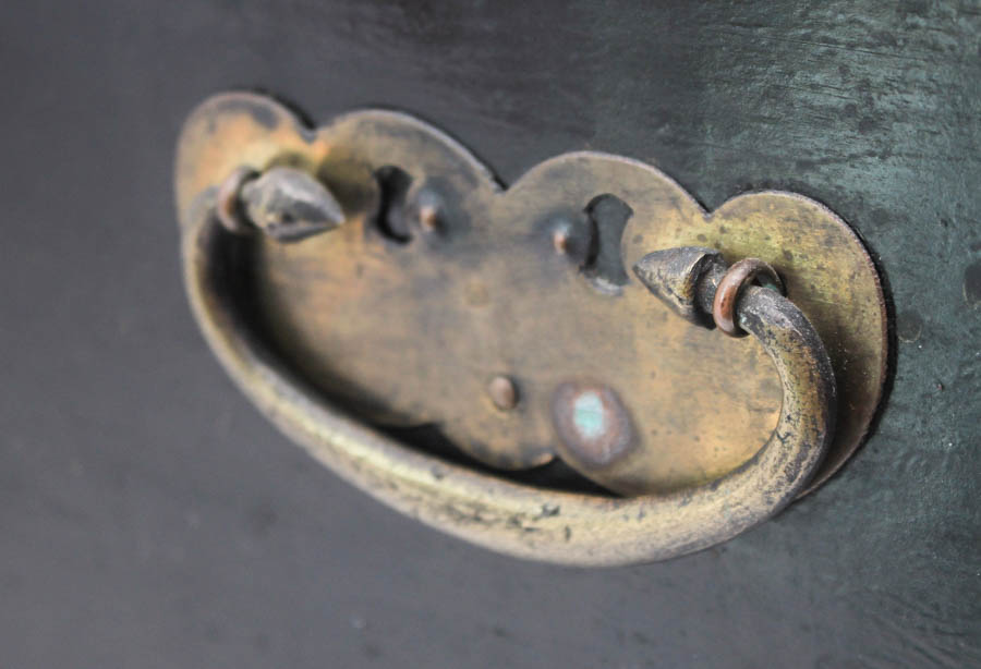 Antique Korean Wooden Trunk