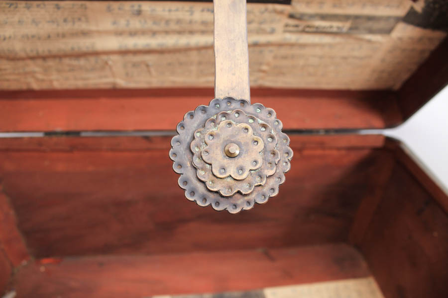 Antique Korean Wooden Trunk