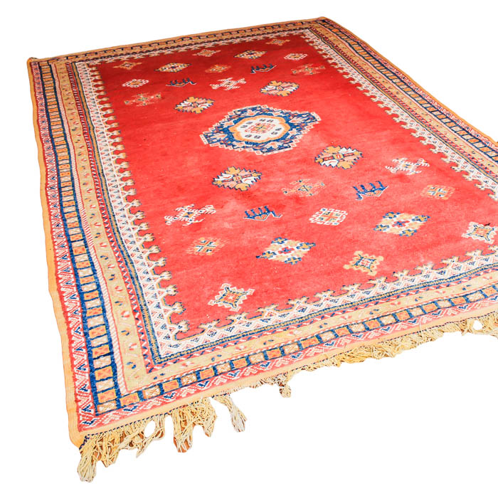 Hand Knotted Turkish Flat Weave Area Rug