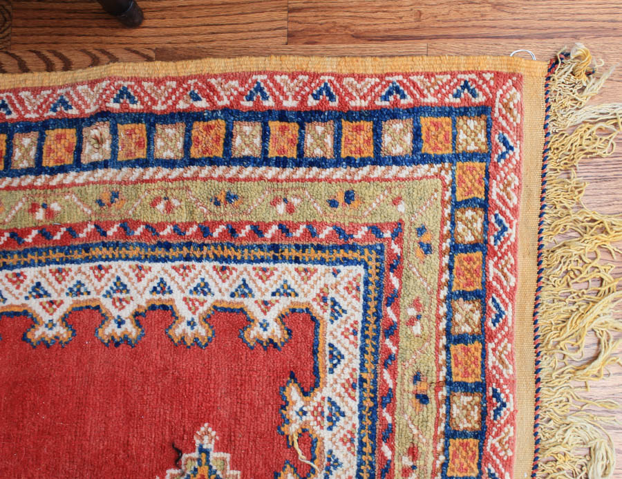 Hand Knotted Turkish Flat Weave Area Rug