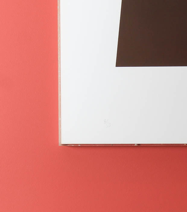 Ellsworth Kelly Limited Edition Lithograph "Black/Brown"