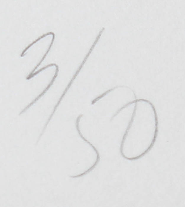 Ellsworth Kelly Limited Edition Lithograph "Black/Brown"