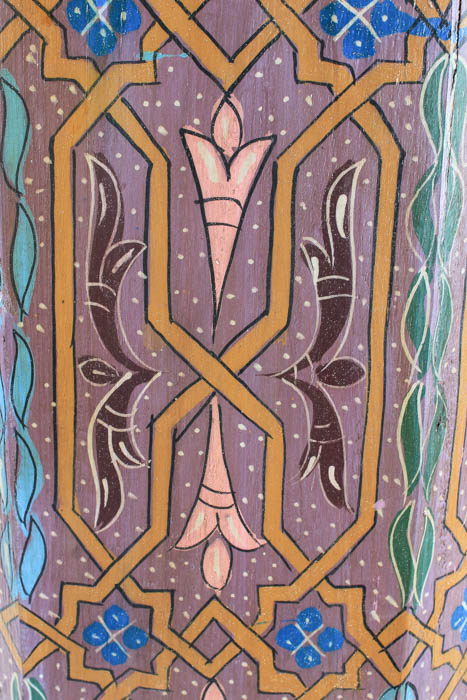 Hand Painted Octagonal Accent Table