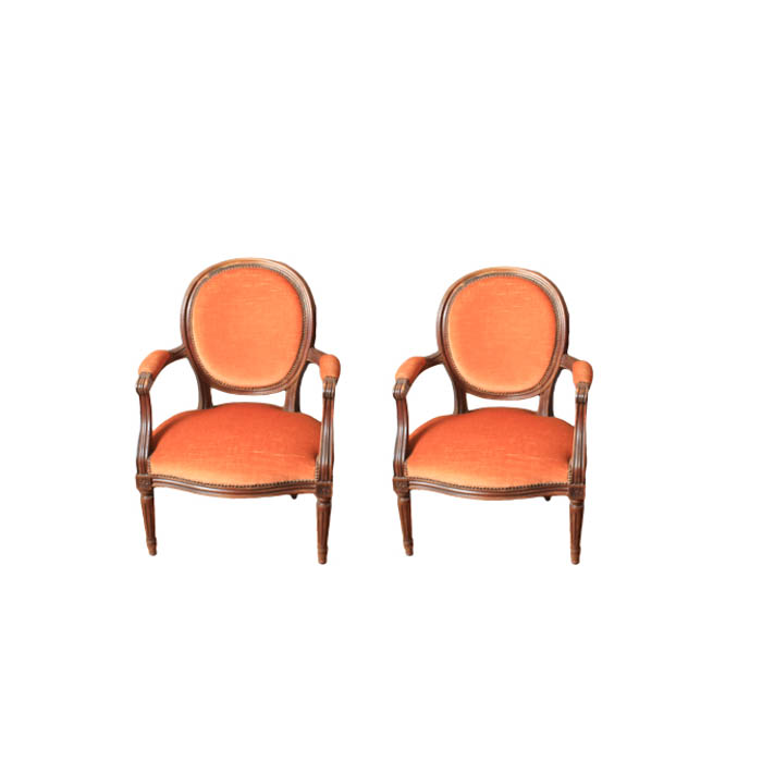 Pair of Antique Louis XIV Style Armchairs
