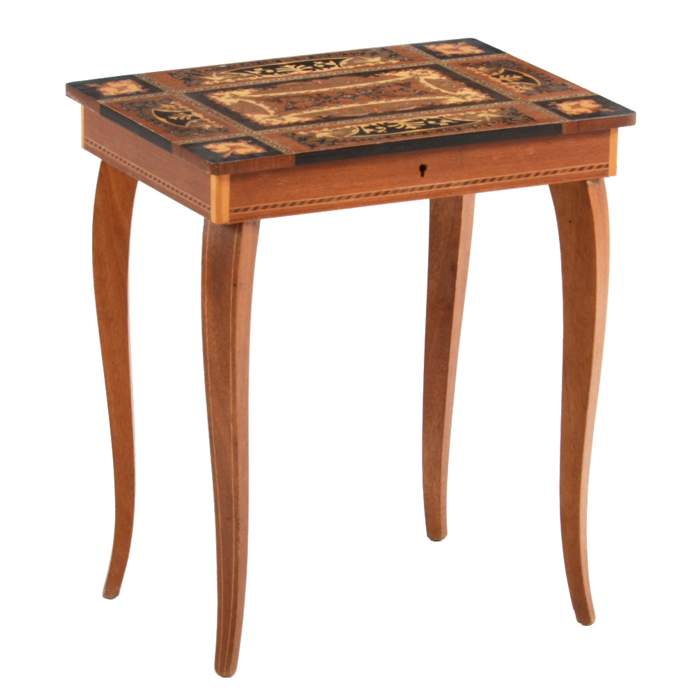 Italian Inlaid Musical Child's Table