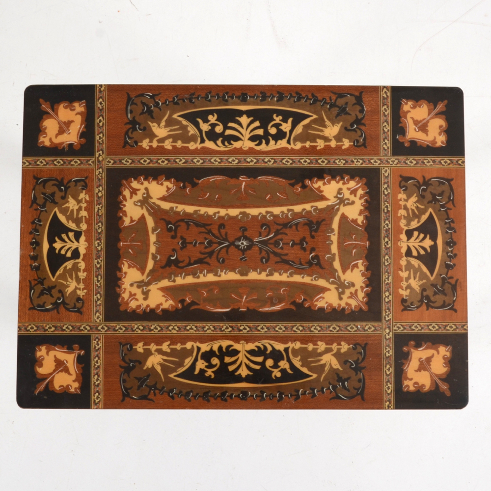 Italian Inlaid Musical Child's Table