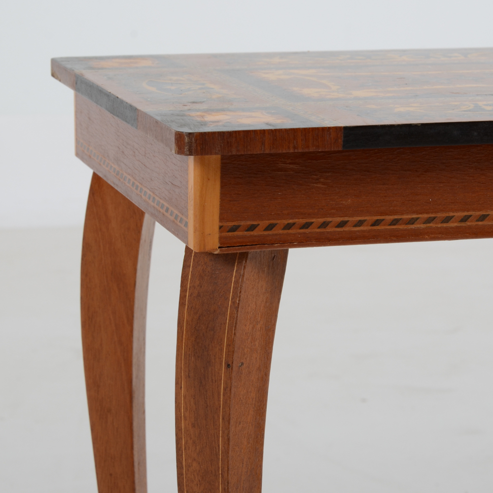Italian Inlaid Musical Child's Table