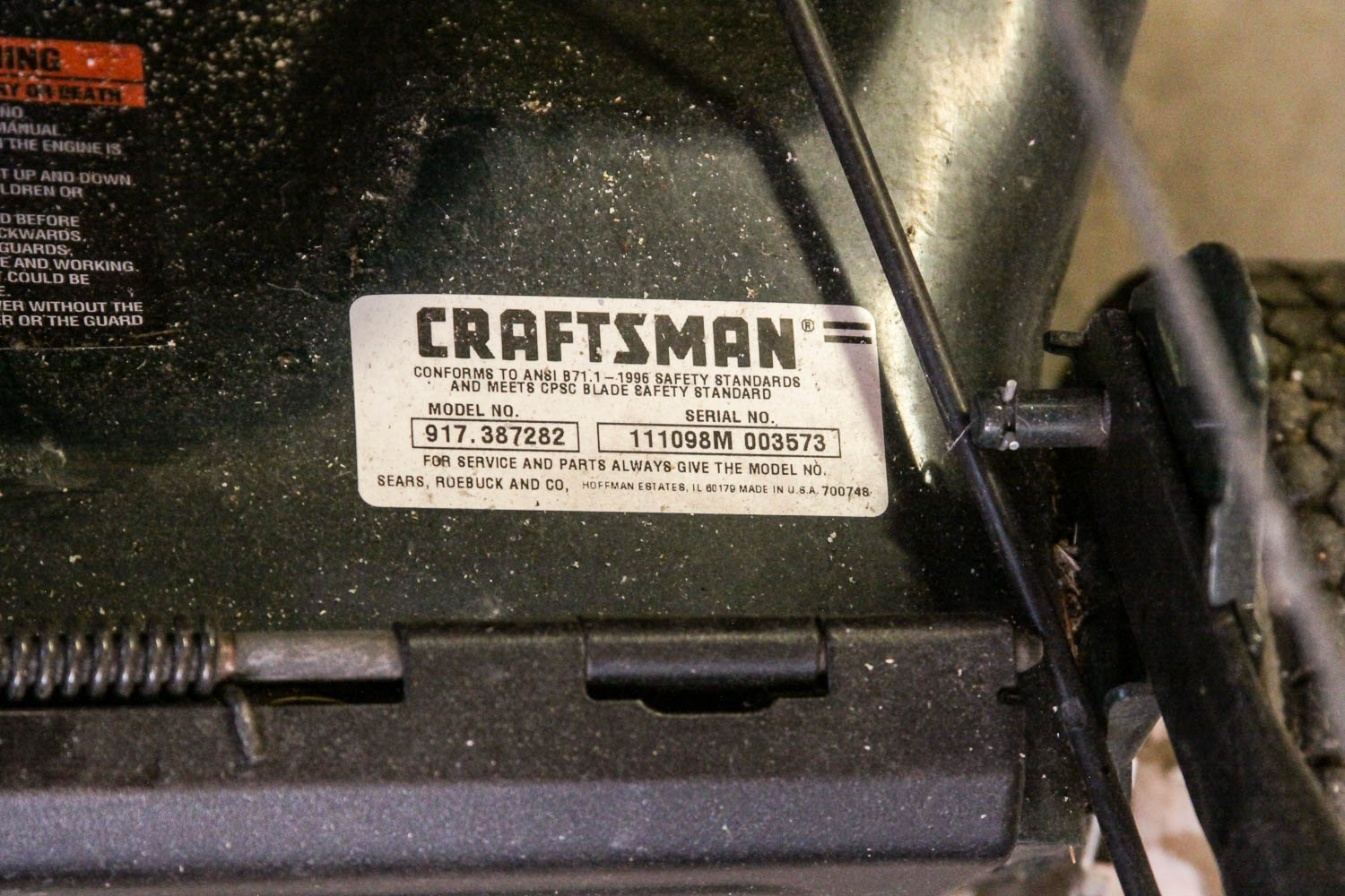 Craftsman Gas-Powered Lawnmower