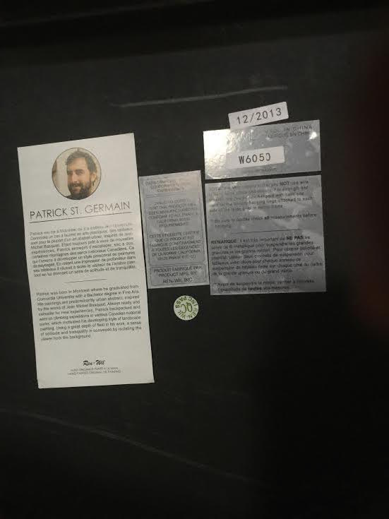 Patrick St. Germain Mixed Media Piece