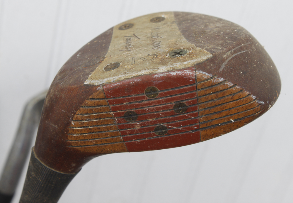 Vintage Golf Clubs And Bag Featuring Ben Hogan