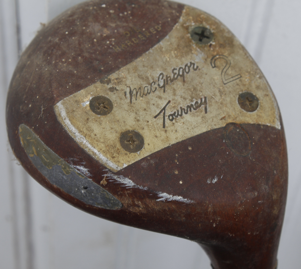 Vintage Golf Clubs And Bag Featuring Ben Hogan
