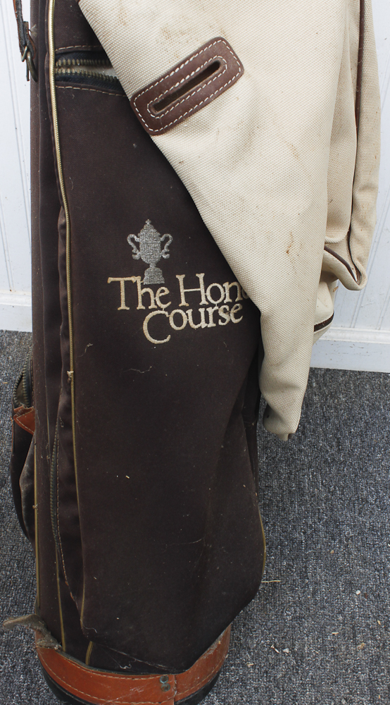 Vintage Golf Clubs And Bag Featuring Ben Hogan