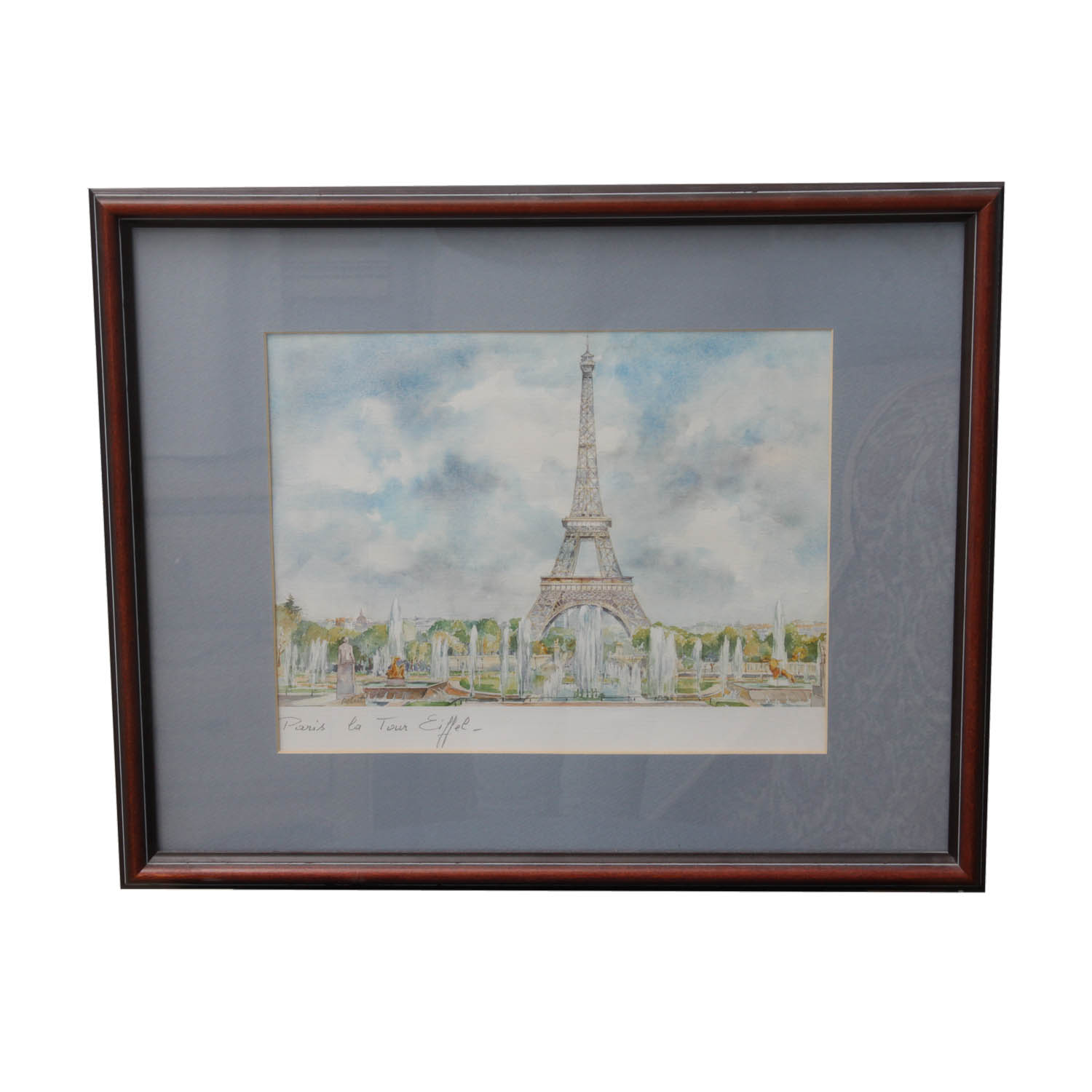 Eiffel Tower Offset Lithograph
