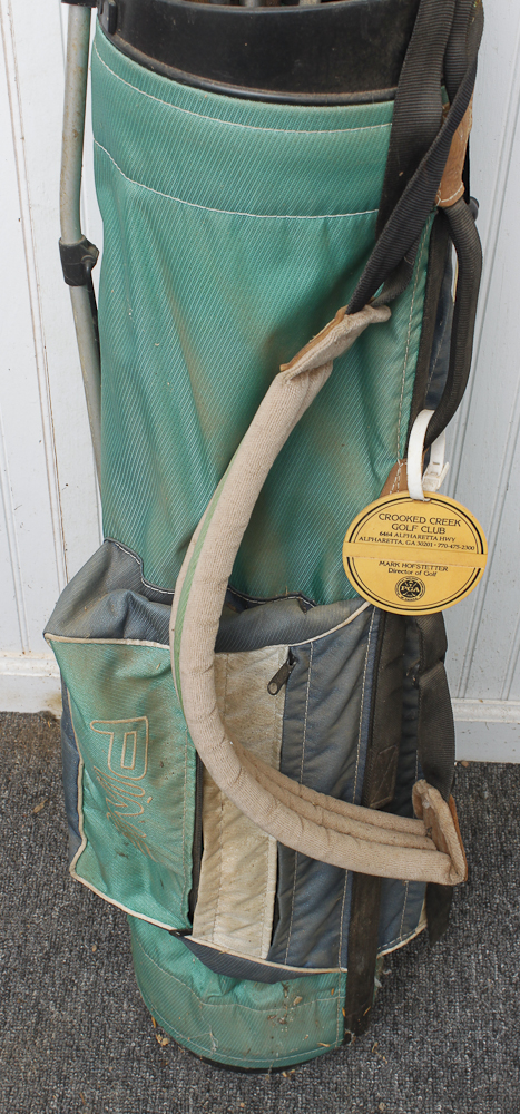 Vintage Golf Clubs And Bag
