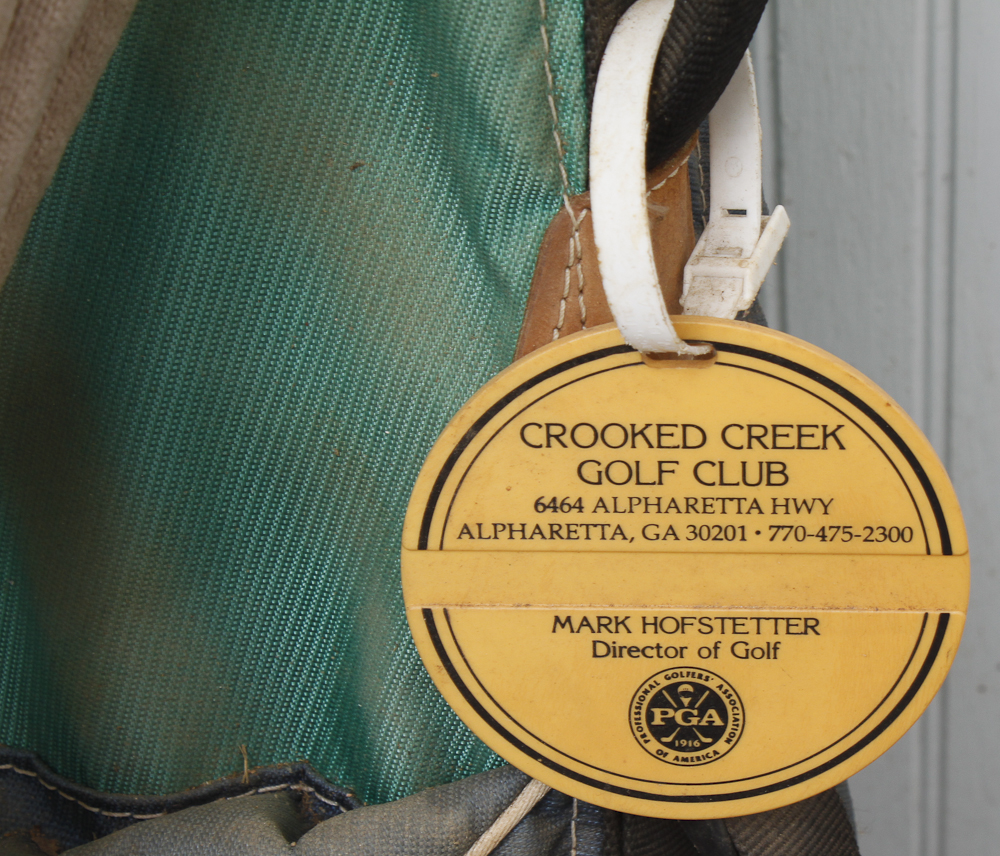 Vintage Golf Clubs And Bag