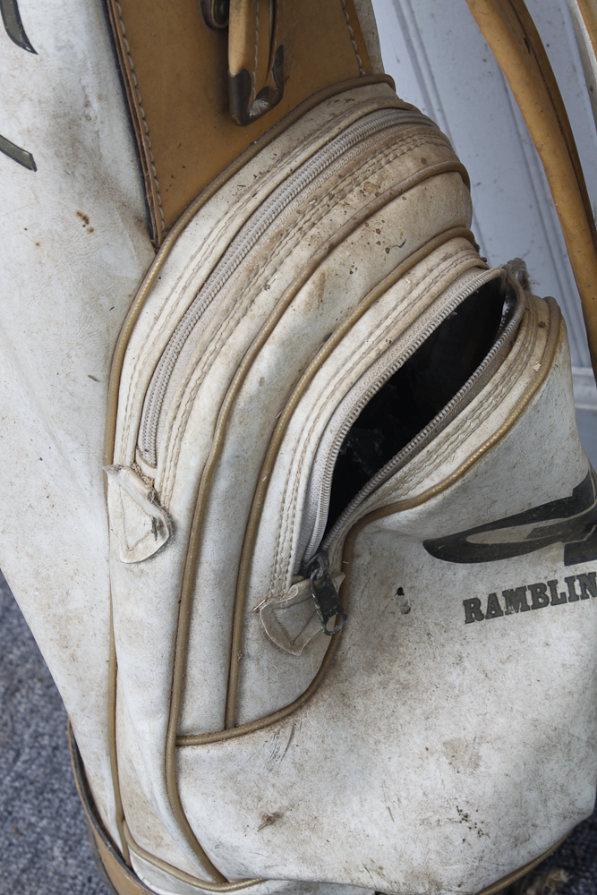 Vintage Georgia Tech Golf Bag And Golf Clubs