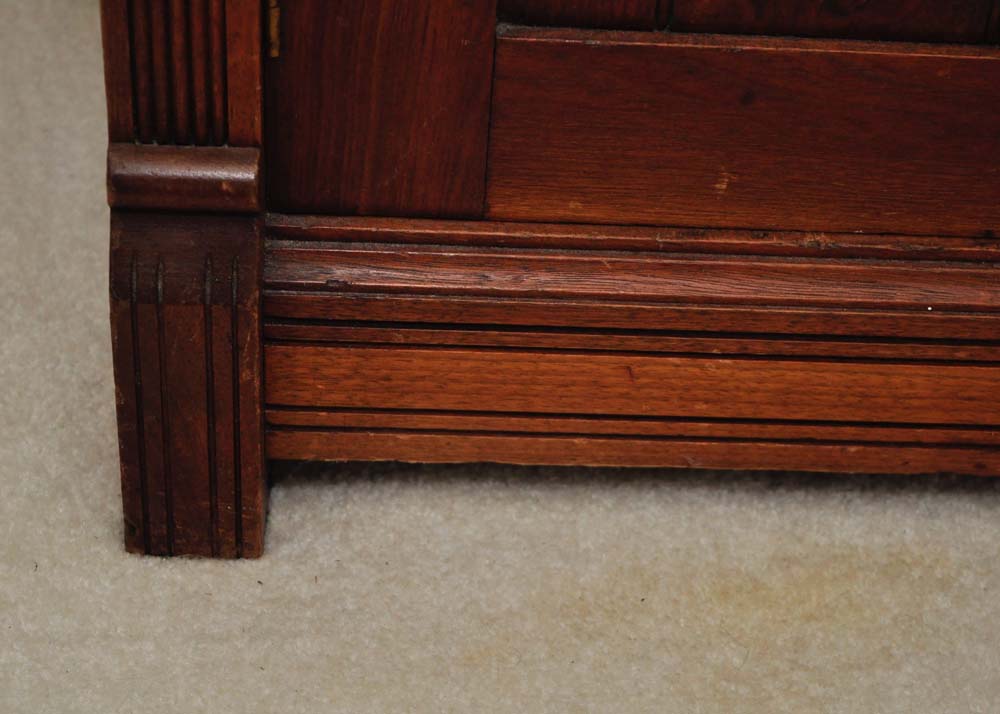 Antique Marble Top Victorian Walnut Washstand