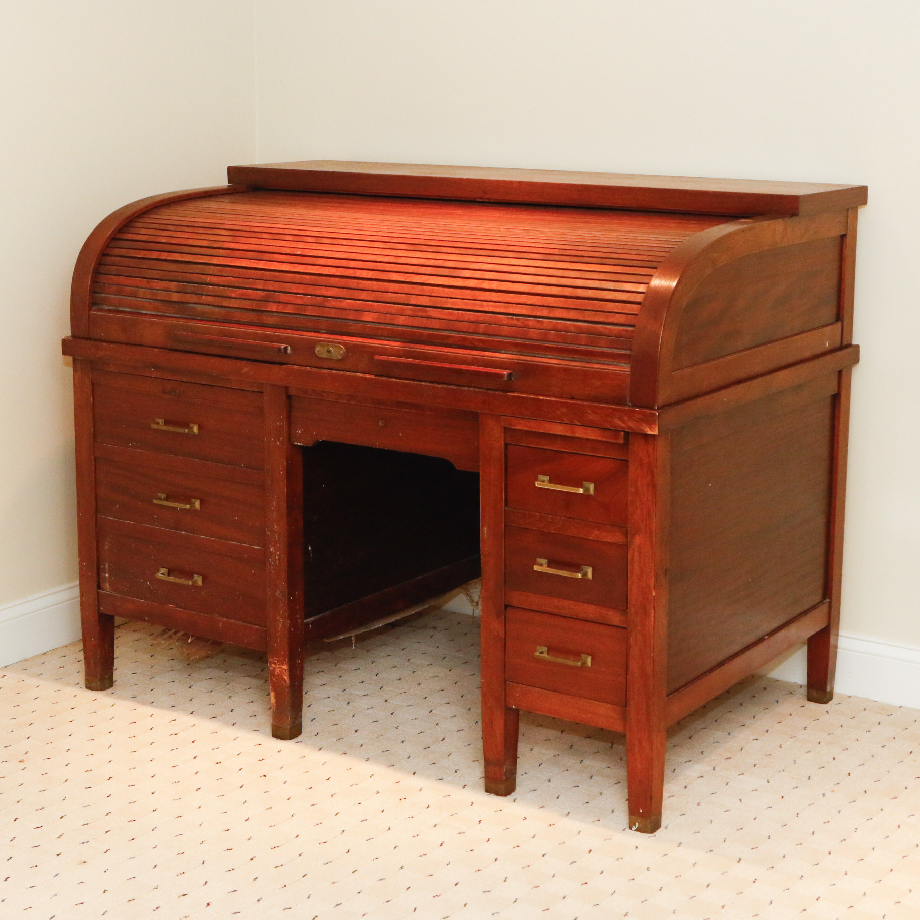 Circa 1914 Clemco Roll Top Desk