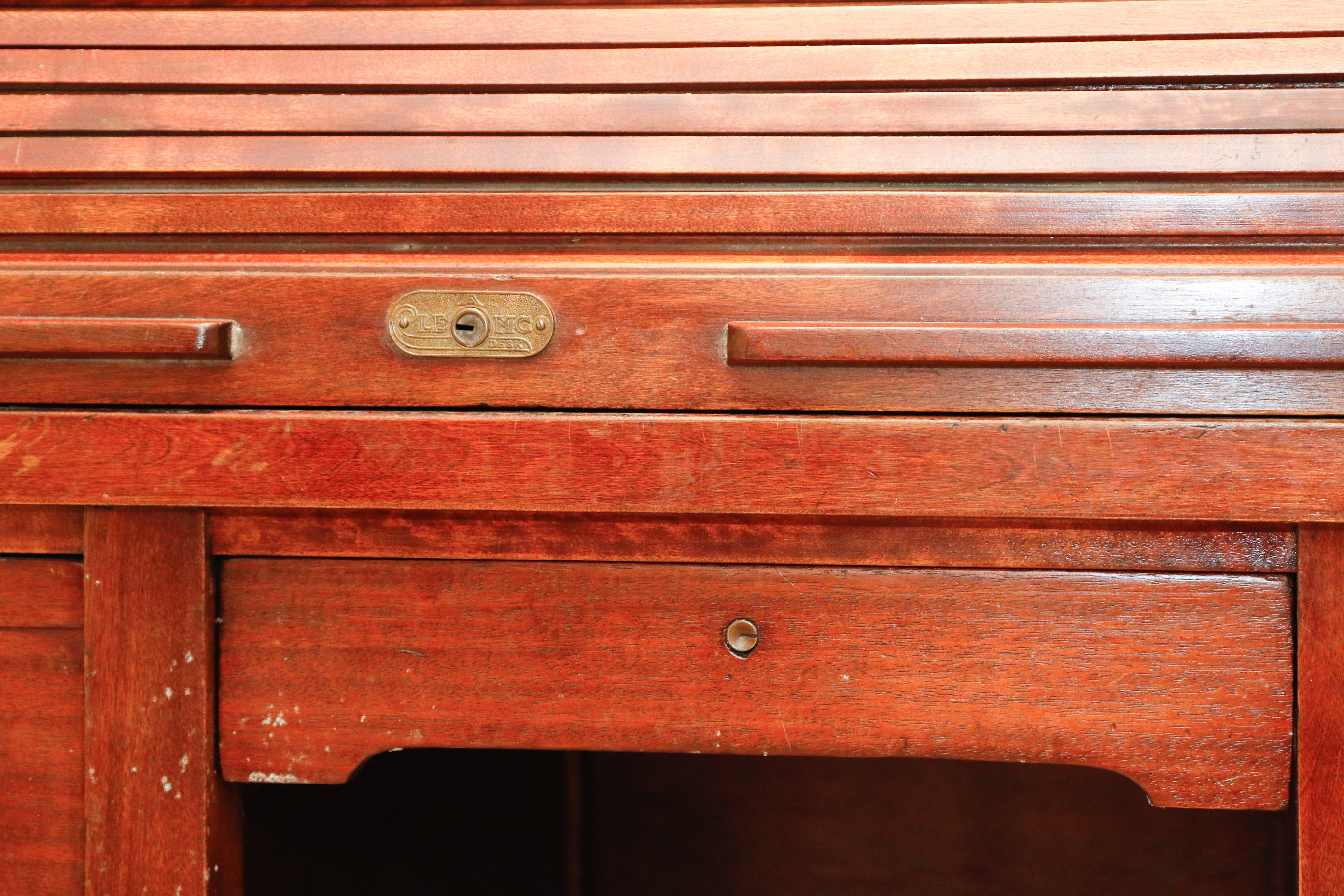 Circa 1914 Clemco Roll Top Desk