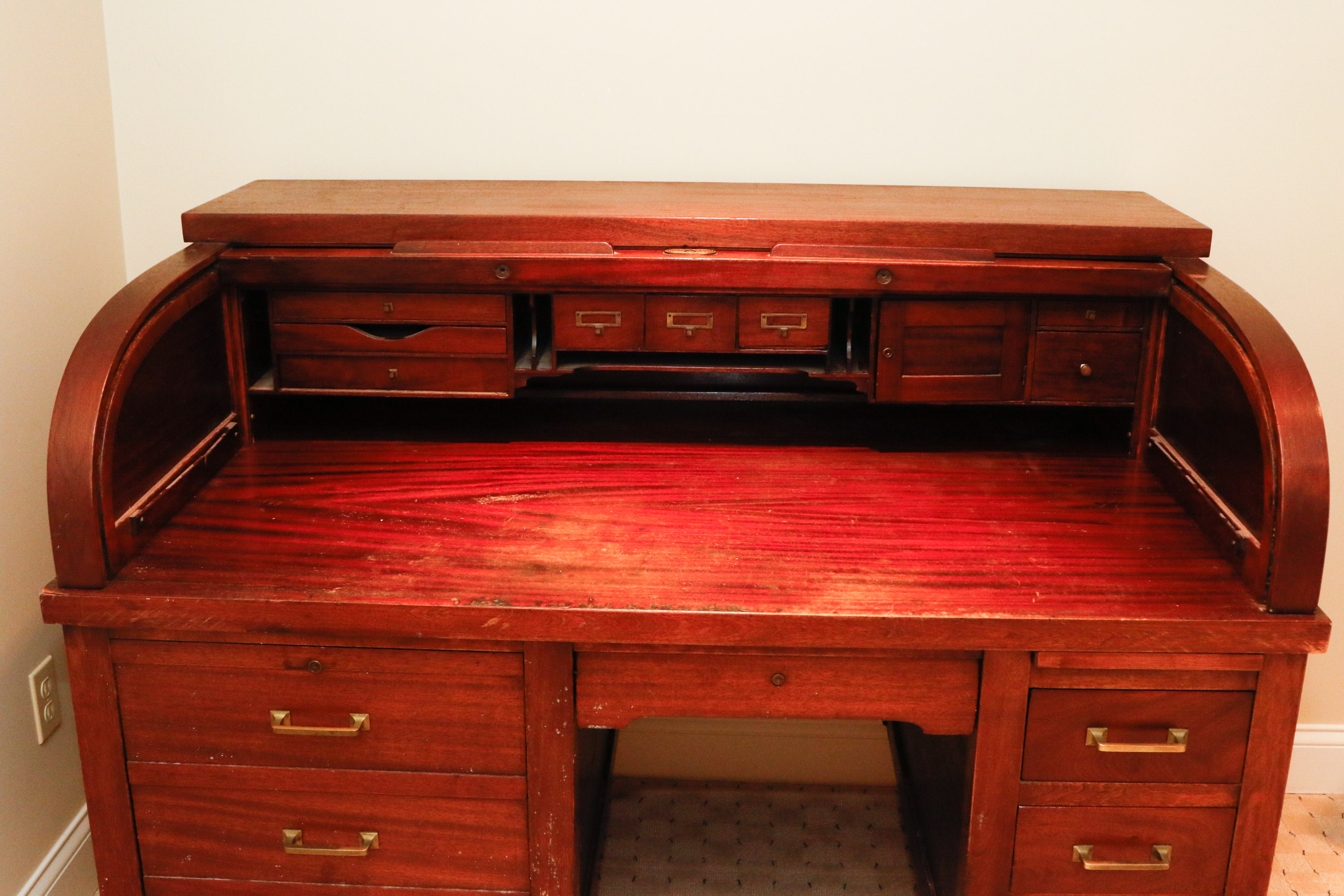 Circa 1914 Clemco Roll Top Desk