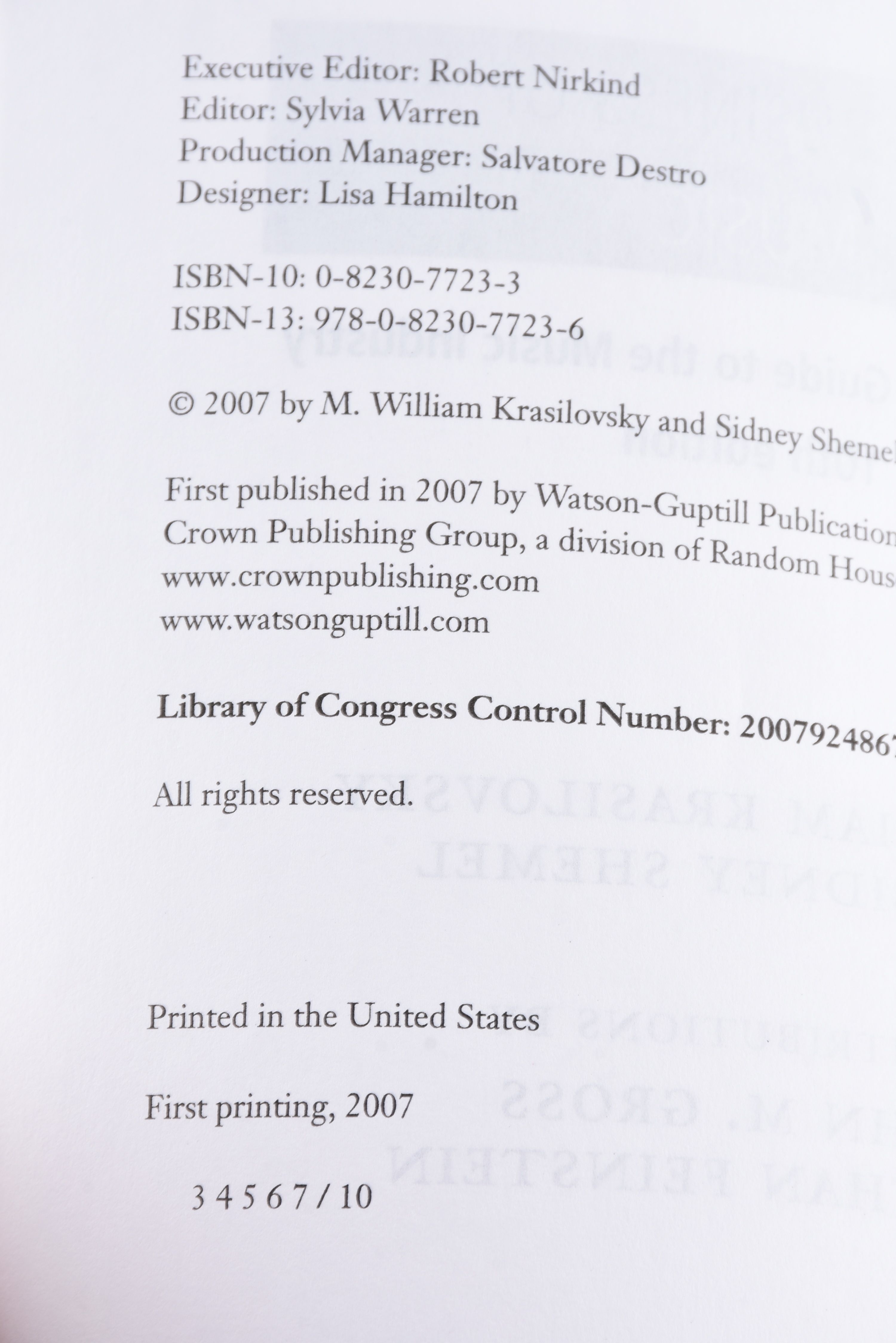 Hardback Book of "This Business of Music" with Beau Grayson Tucker Signature and Dated 2/10/11