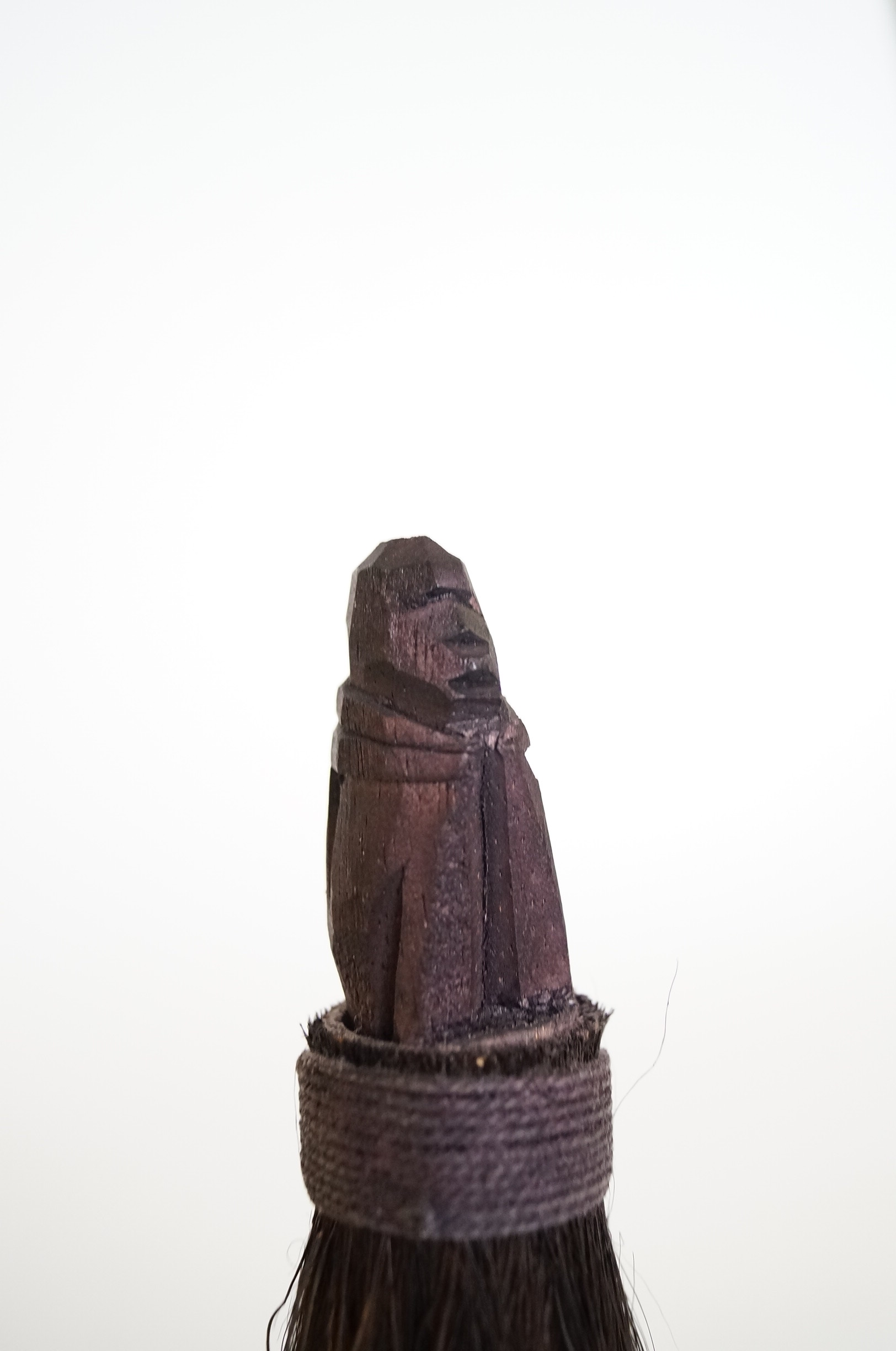 Handcrafted Indonesian Tribal Blow Dart Gun, Darts and Pouch