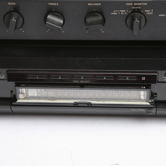 Sony CD Player, Harmon/Kardon Receiver and Boston Speaker