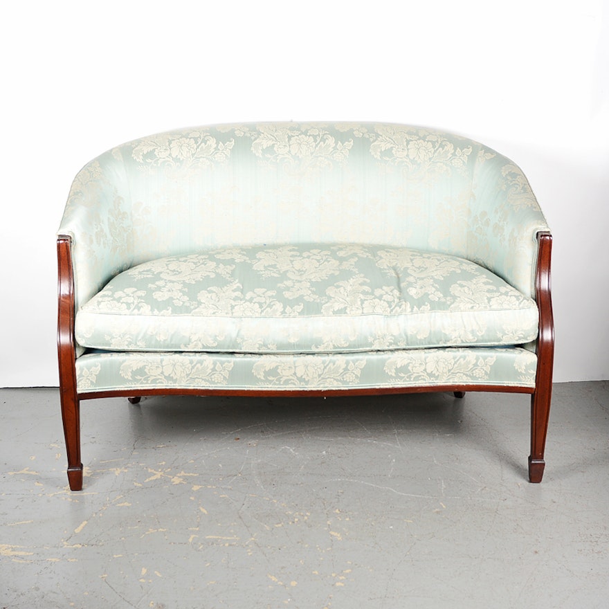 Mint Green Empire Style Settee