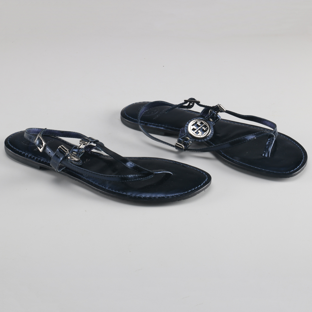 Blue Tory Burch Sandals