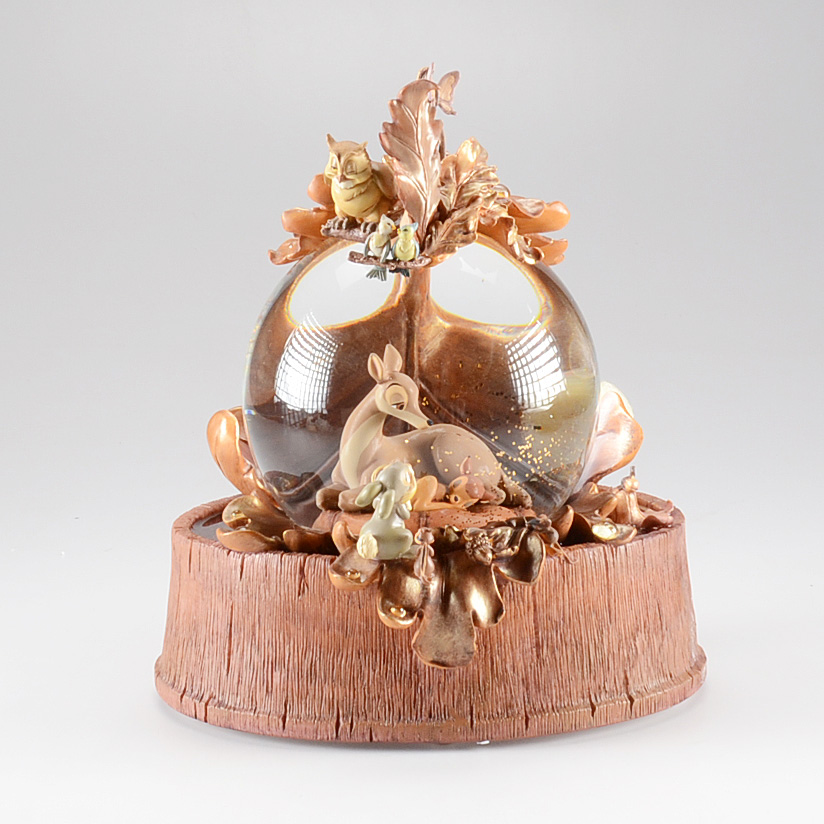 Walt Disney's "Bambi" 60th Anniversary Commemorative Snow Globe Figurine