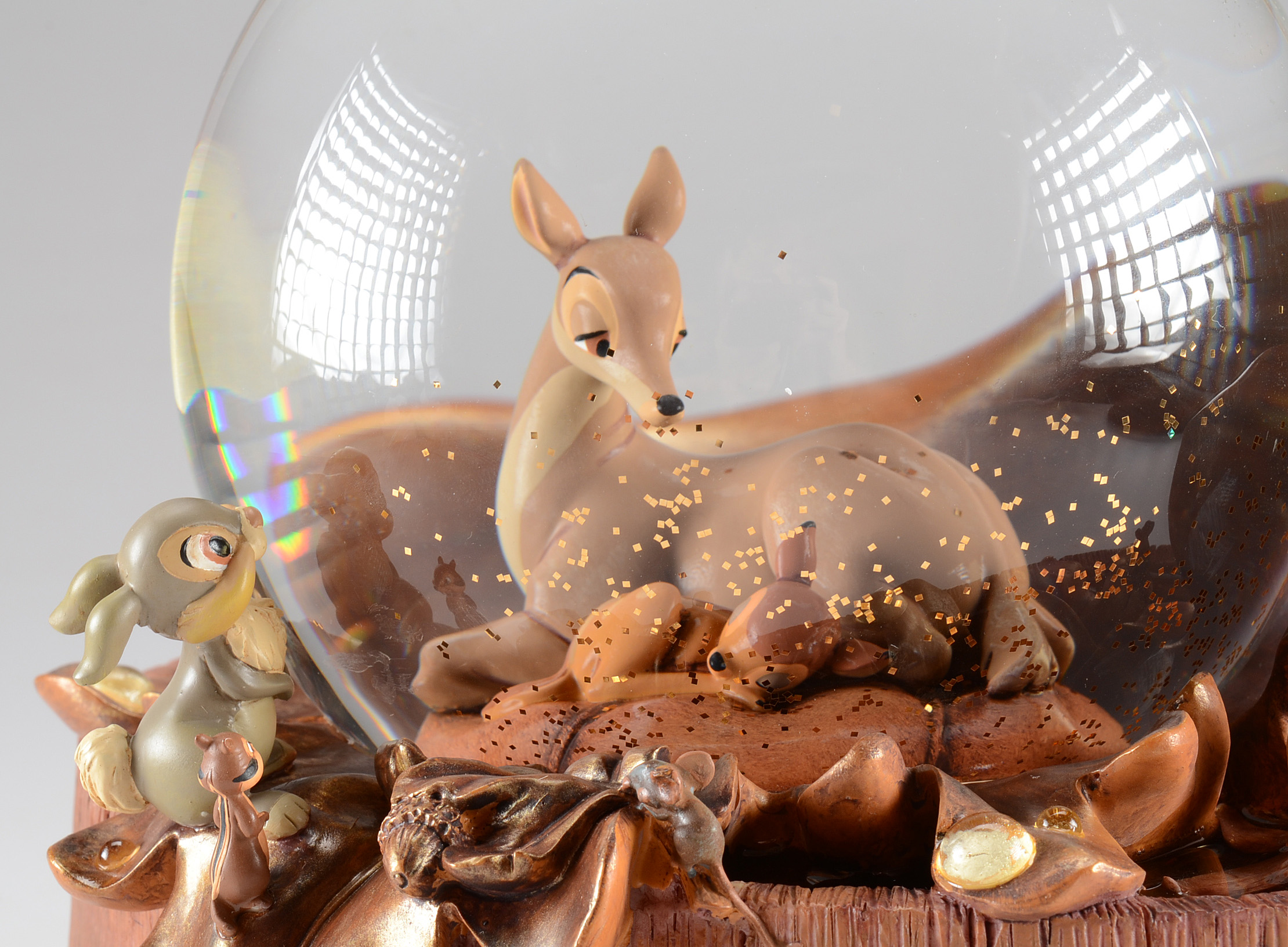 Walt Disney's "Bambi" 60th Anniversary Commemorative Snow Globe Figurine