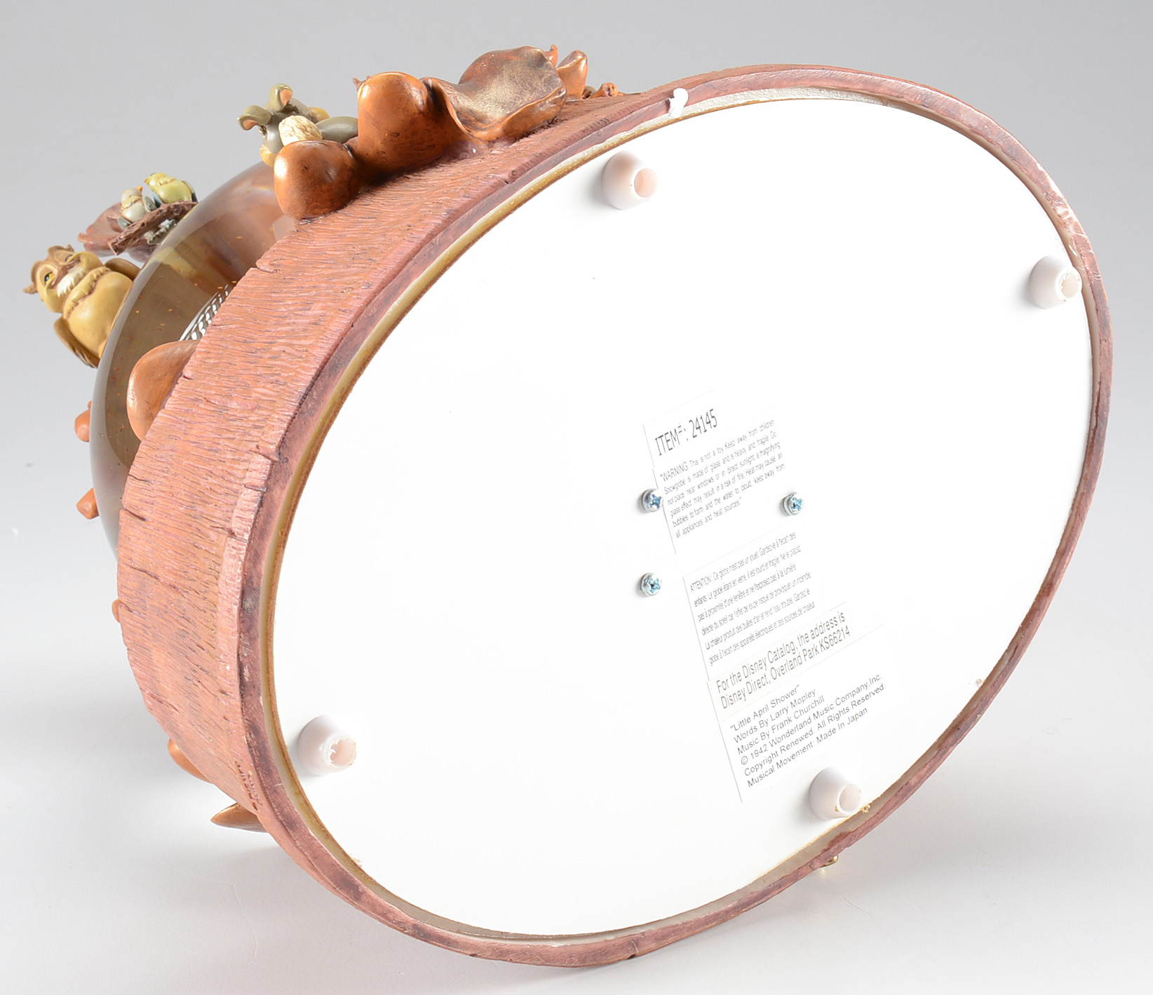 Walt Disney's "Bambi" 60th Anniversary Commemorative Snow Globe Figurine