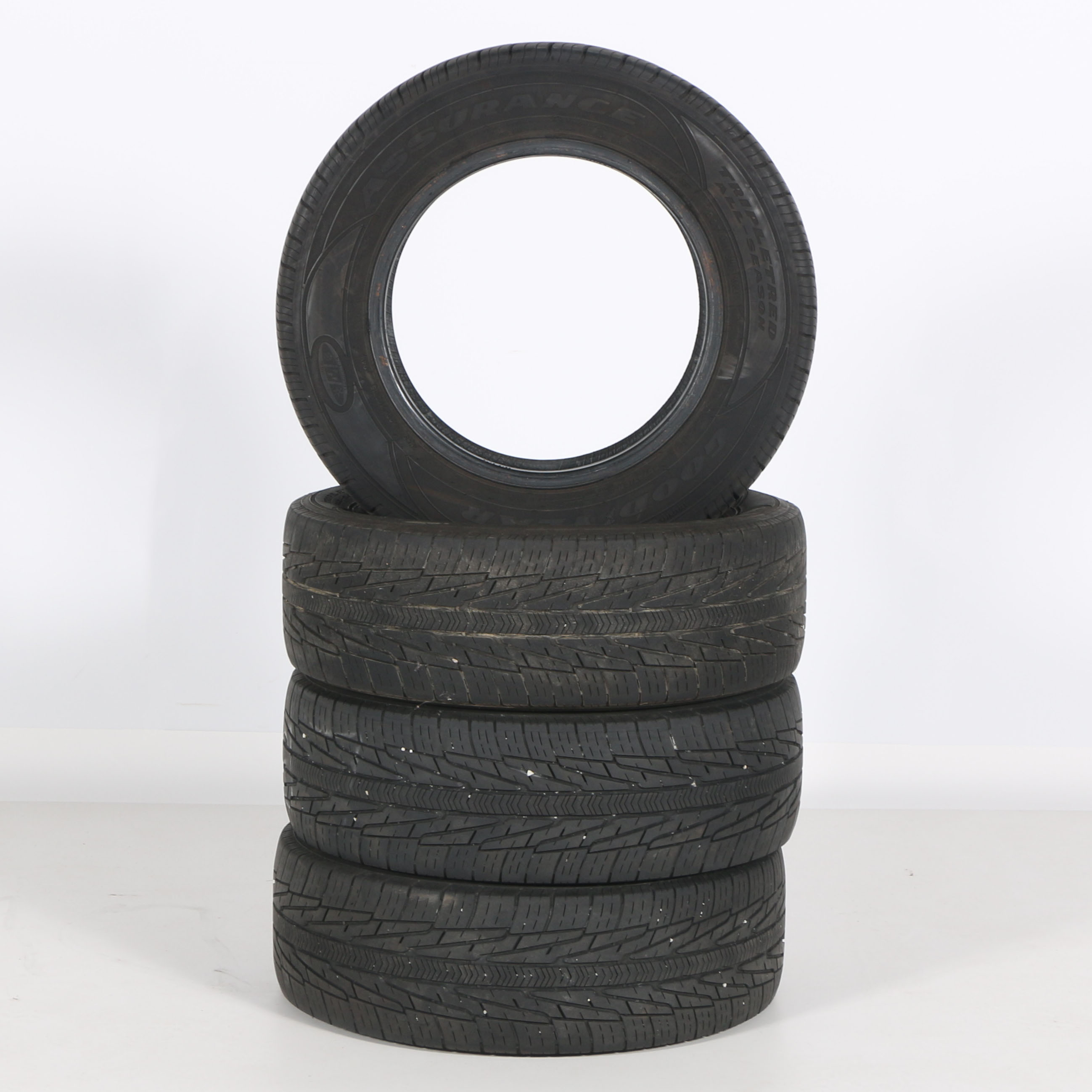 Four Goodyear Tripletred "Assurance All-Season" Tires