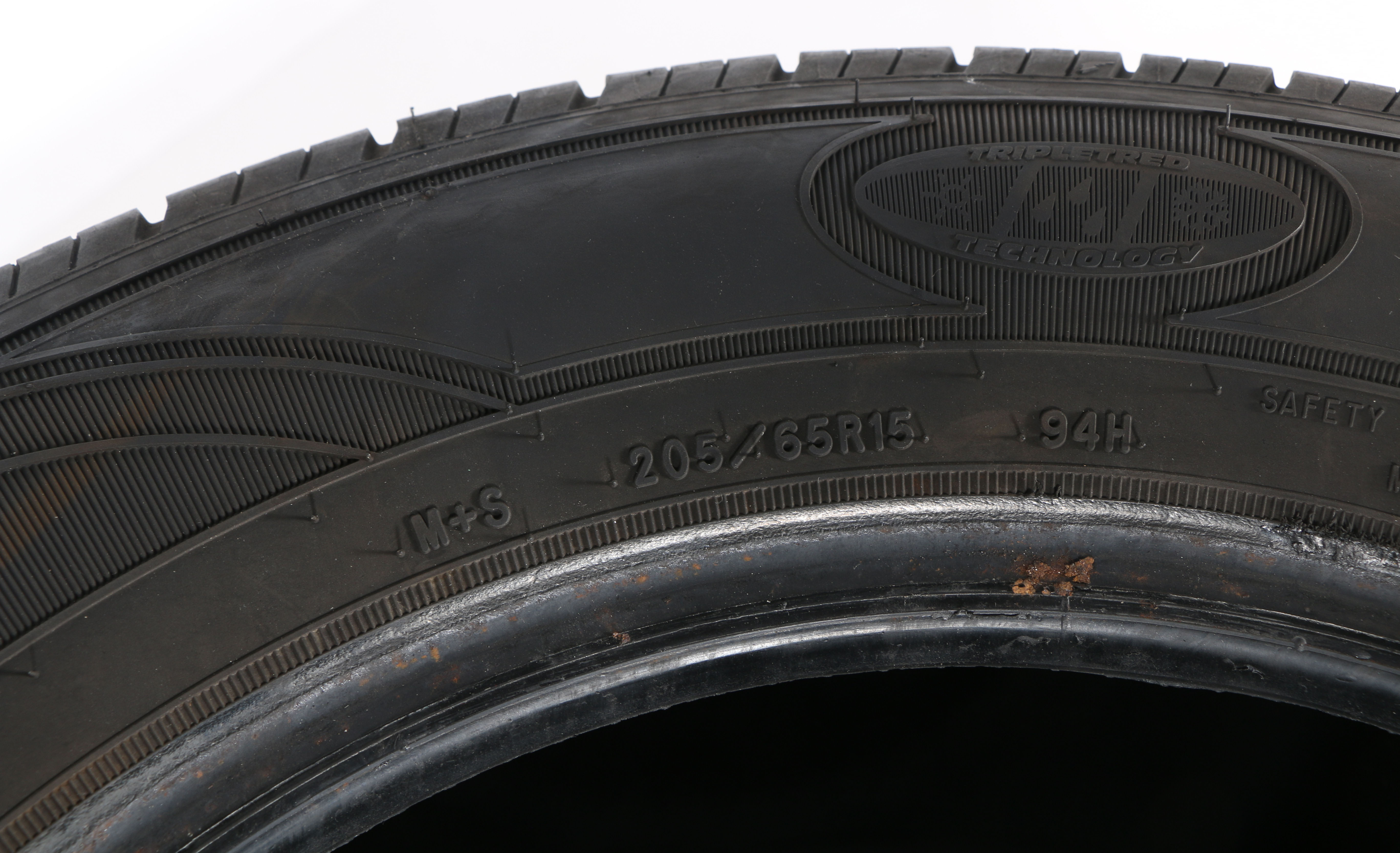 Four Goodyear Tripletred "Assurance All-Season" Tires