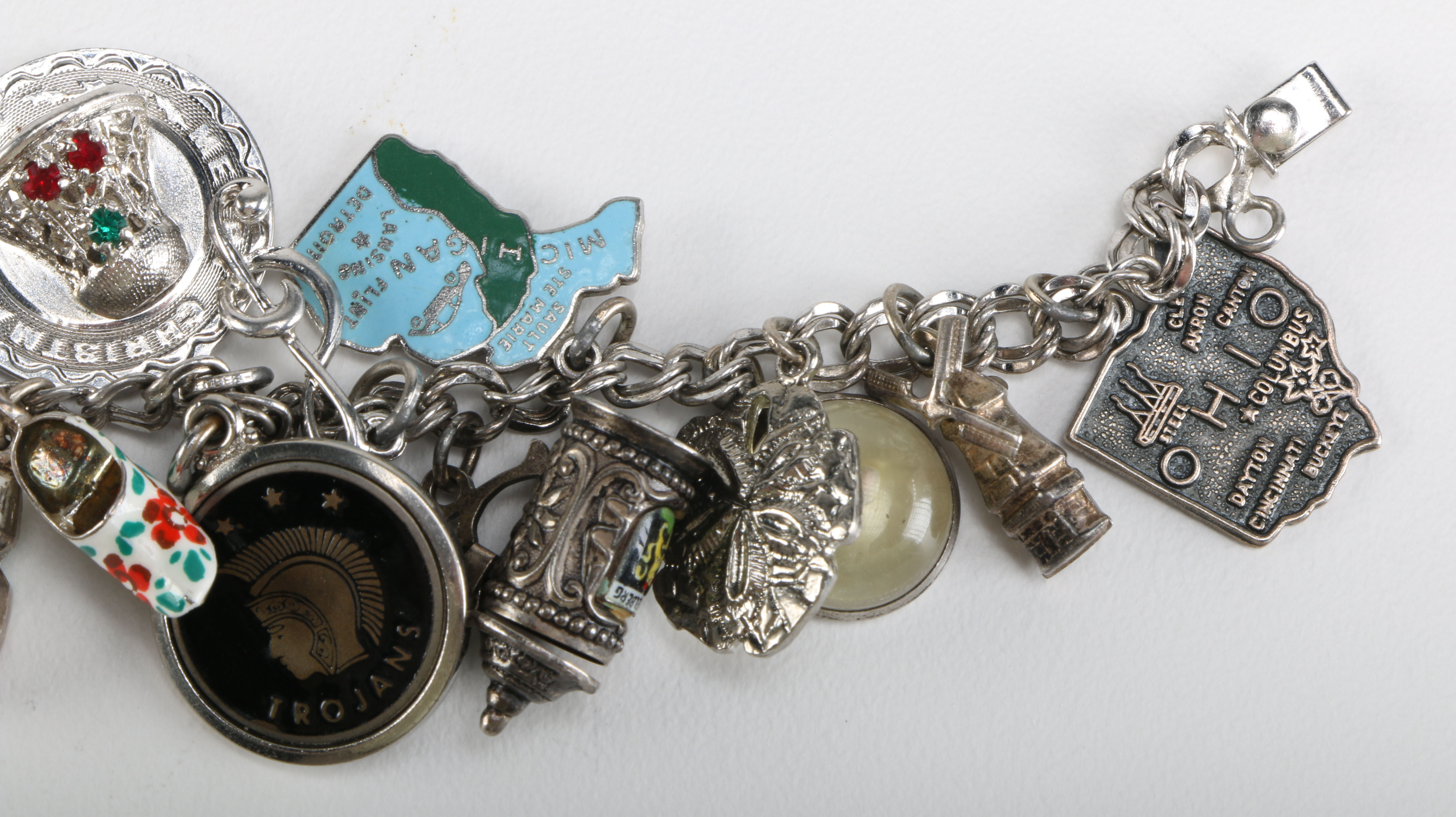 Sterling Silver Charm Bracelet