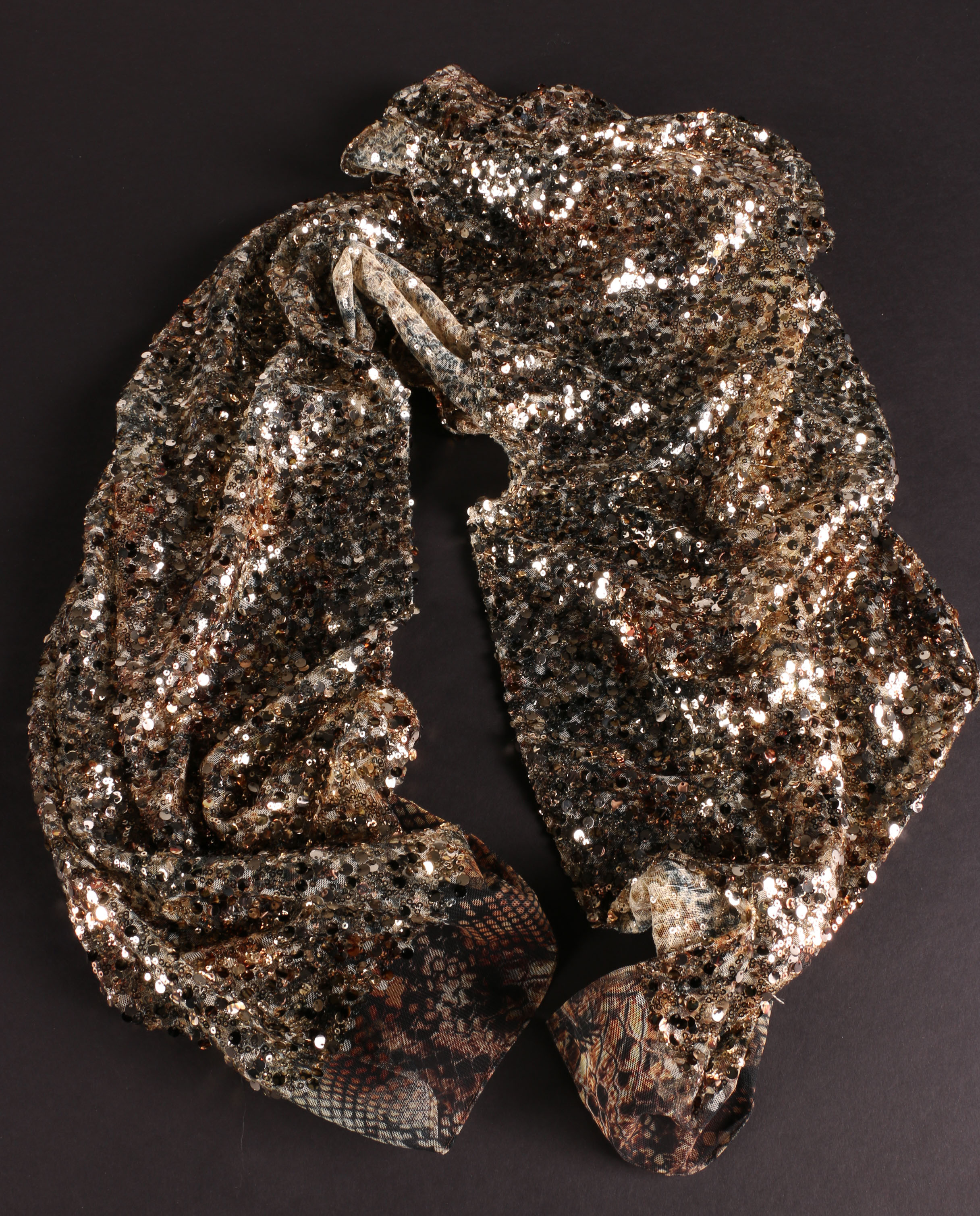 Elie Tahari Sequined Dress with Wrap