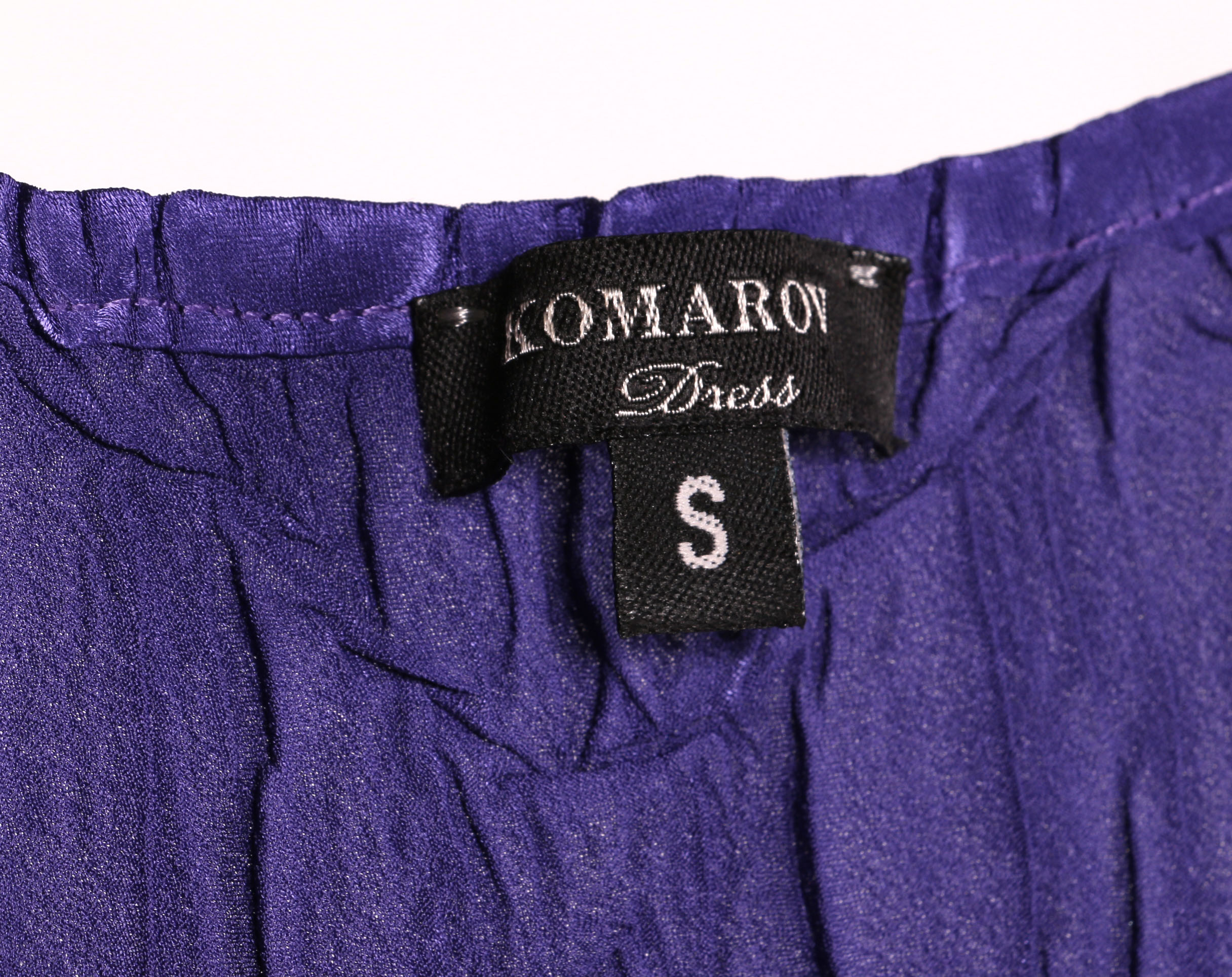 Komarov Purple Cocktail Dress