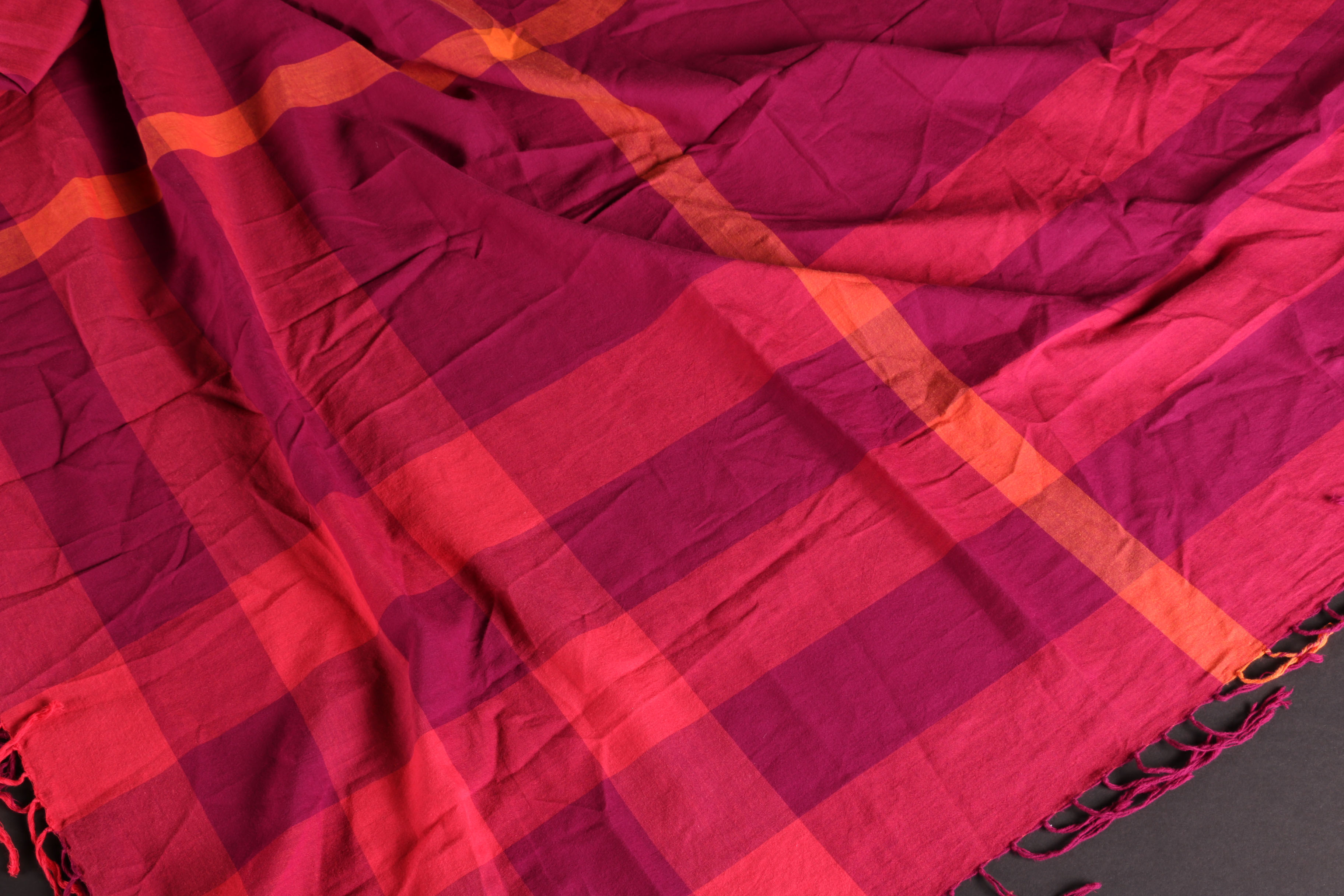 Orange and Pink Burberry Scarf