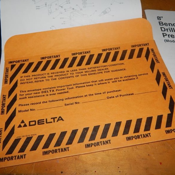 Delta 8" Bench Drill Press