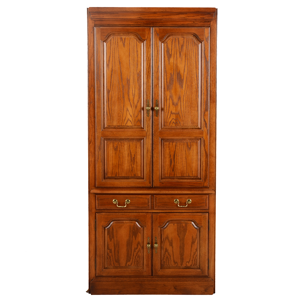 Hooker Furniture Oak Entertainment Armoire