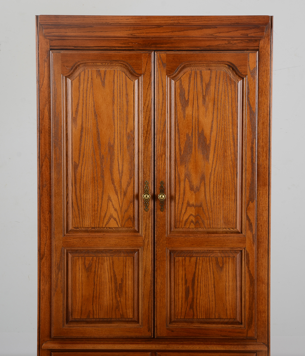 Hooker Furniture Oak Entertainment Armoire