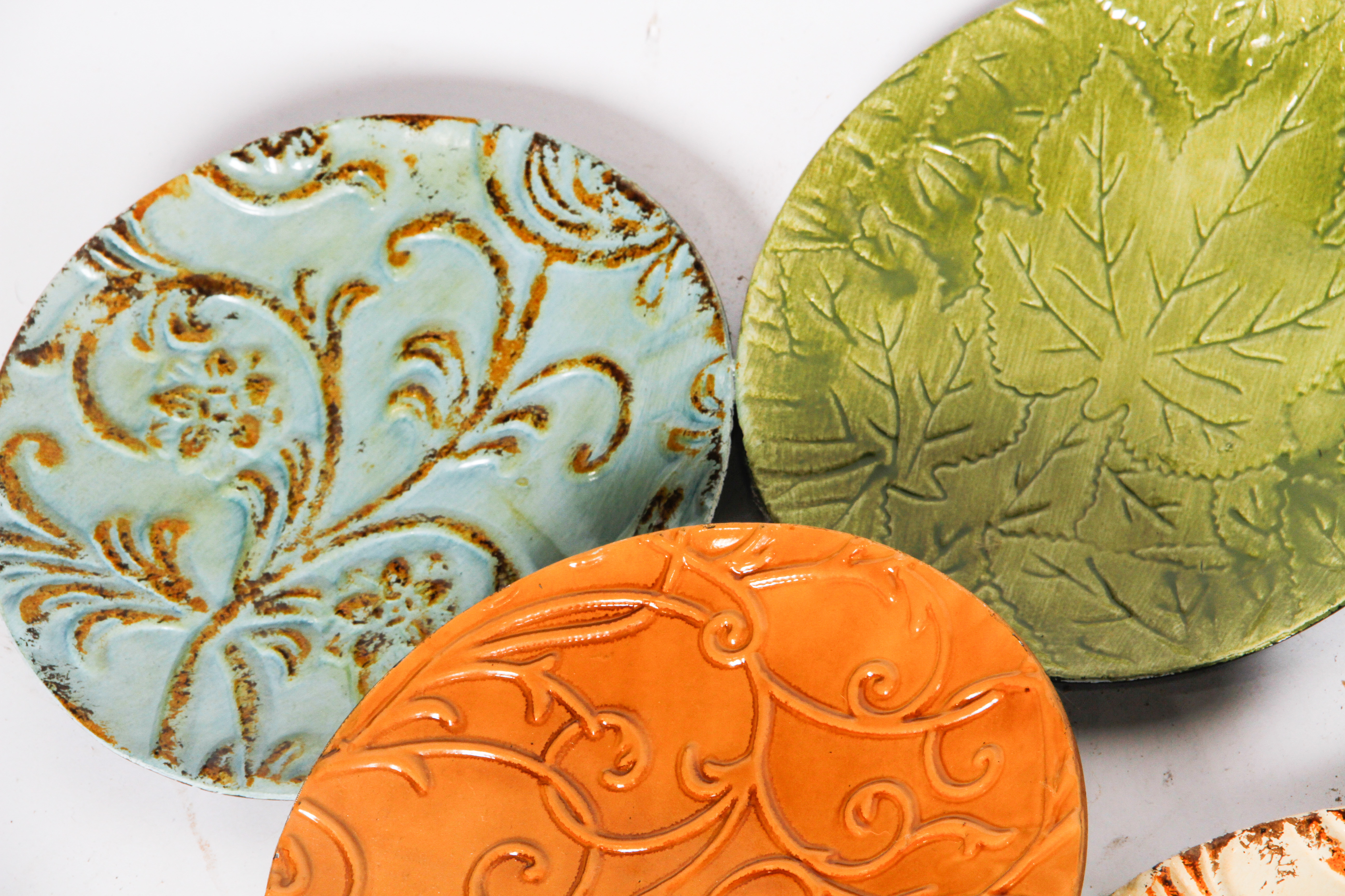 Collection of Metal Modern Wall Hangings